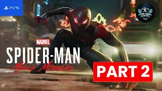 SpiderMan Miles Morales Walkthrough Part 2 FULL GAME PS5 spiderman milesmorales [upl. by Tania]