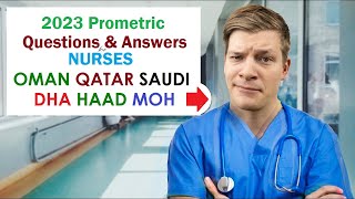 2023 Prometric Questions amp Answers for Nurses  Prometric QATAR OMAN SAUDI  HAADDHA Part 5 [upl. by Larrisa505]