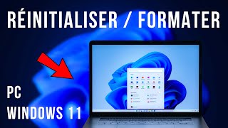 Comment Réinitialiser  Formater son pc windows 11 [upl. by Prisca957]