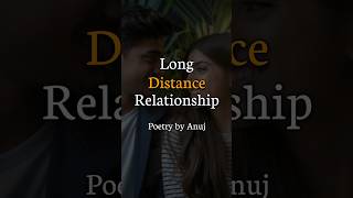 Long Distance Relationship Poetry Status shorts [upl. by Maidy]