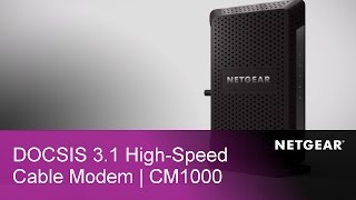 NETGEAR CM1000 Ultra HighSpeed DOCSIS 31 Gigabit Cable Modem [upl. by Briant]