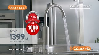 Robinet electric pentru incalzit apa Delimano cu REDUCERE 43 La doar 1399 lei [upl. by Aimat]