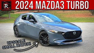 The 2024 Mazda3 Premium Plus Is A Turbocharged AWD Happy Medium Compact Hatch [upl. by Elohcim241]