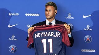 WORLDS MOST EXPENSIVE SHOCK TRANSFERS NEYMAR TO PSG [upl. by Ellenehc]