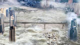 3 DAMS COLLAPSED China is Crying and the floods like a Tsunami continue [upl. by Ofori]