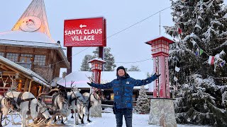 SANTA CLAUS VILLAGE El parque navideño más famoso del mundo  Finlandia 🎄🇫🇮 [upl. by Aramoiz78]