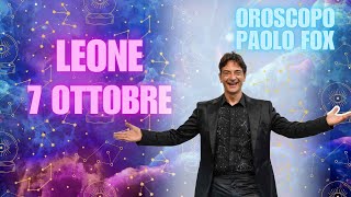 Leone ♌️ LOroscopo di Paolo Fox  7 Ottobre 2024  Bricolage con imprevisti [upl. by Leuas757]