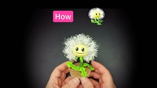 TutorialMake a Paper Dandelion from Plants vs Zombies [upl. by Googins114]