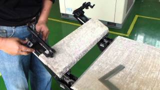 GPWA04A Mitre Clamp Operation for Stone Marble Granite Quartz [upl. by Anig]