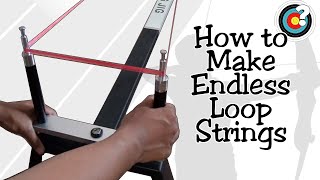 Archery  How To Make an Endless Loop String [upl. by Euv]