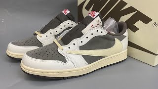 Travis Scott x Air jordan 1 Low OG “Reverse Mocha” DM7866 162 Review [upl. by Pruchno]