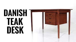 Danish Teak Desk by Arne Vodder [upl. by Ishii963]