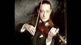 Jascha Heifetz plays Bach Partita 3 part 2 [upl. by Ravens657]