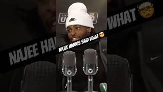 Najee Harris Post Game Interview Bloopers 😂 nfl steelers [upl. by Annaehs770]