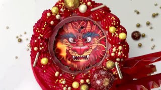 🔥Burn away cake Year of the Dragon cake trend Chinese New Year cakes [upl. by Helga]