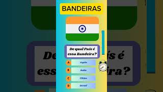 Quiz Bandeiras dos Paísesquizvideos [upl. by Joachima278]