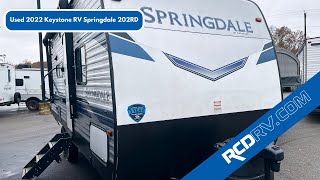 Used 2022 Keystone RV Springdale 202RD  Delaware [upl. by Llerol638]