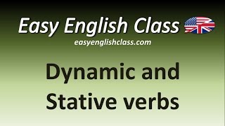 dynamic and stative verbs امتى احط ing [upl. by Feld]