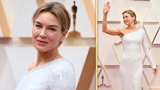 Watch Renee Zellweger Dazzle on the Red Carpet  2020 Oscars [upl. by Rafaelle]