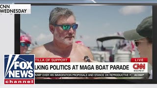 CNN reporter torched for lecture to proTrump boat owner Activist reporter [upl. by Eelame]