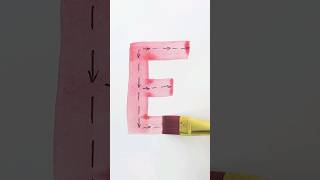 ✏️Learn how to write Letter E ✔️Letter E  Egg Eagle Elephant [upl. by Leopold]