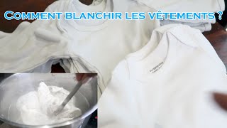 Comment blanchir les vêtements blanc déteint [upl. by Denton]