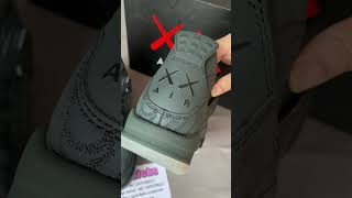 Jordan 4 Retro Kaws Black 930155 001 reviewshorts [upl. by Ramas]