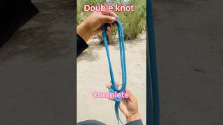 How to make Double knot How to release knotsDouble knotknotting mountains [upl. by Thoma309]