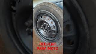 Reboque com rodas de carro e pneus de moto nenaserralheiro nena reboque [upl. by Oirretna921]