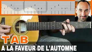 VideoTab quotA La Faveur De LAutomnequot  Cours MaleroGuitarefr [upl. by Isac]