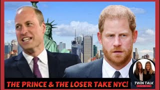 TWiN TALK Harry thinks he can upstage Prince William in NYC 😂 [upl. by Adin39]