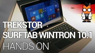 Trekstor SurfTab Wintron 101inch Tablet im Hands on Deutsch [upl. by Aryaz307]