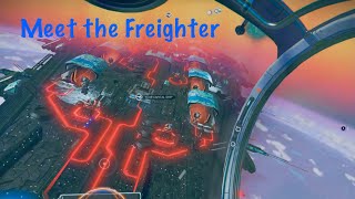 No Man Sky  Freighter Base Tour [upl. by Eremihc214]