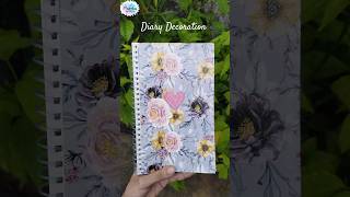 Diary Decoration ideas ✨ youtubeshorts diy [upl. by Giefer]