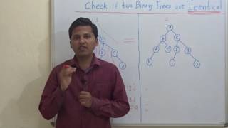 Check if two binary trees are identical 2nd approach [upl. by Etnuahc]