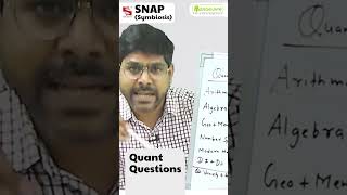 SNAP Symbiosis  Quant Questions  snapexam symbiosis [upl. by Nahem726]