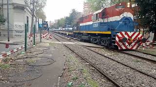 345 Bobinero cargado descendente con ALCO RSD 16 8269 por estación Belgrano R [upl. by Huntington]