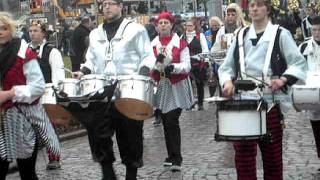 Musik und Majoretten Corps FRISO Varel e V beim Kalevals zumzug in Varel [upl. by Resiak99]