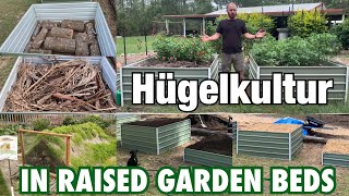 How to Use Hügelkultur in Raised Garden Beds [upl. by Mosa]