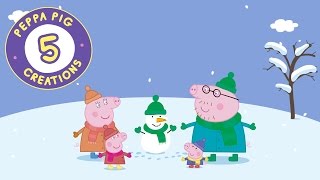 Peppa Pigs Winter Activities [upl. by Hadik]