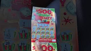 500 Festive Frenzy GA Lottery Tickets paying galottery lottery gamble scratchers scratchoffs [upl. by Muhan511]