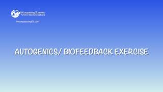 AutogenicsBiofeedback Exercise [upl. by Ztnaj]