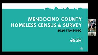 2024 PIT Count Volunteer Training  Mendocino County [upl. by Minica]