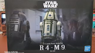 Unboxing BANDAI STAR WARS R4M9 [upl. by Silverstein]