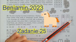 Beniamin 2023Zadanie 25 Kangur MatematycznyKlasy V i VIKlasa 5 i 6 [upl. by Hoisch]