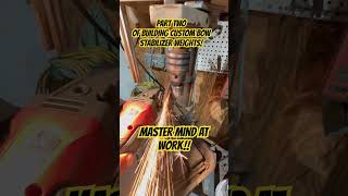 PART TWO OF BUILDING CUSTOM BOW STABILIZER WEIGHTS foryou youtubeshorts diy bowhunting archery [upl. by Ande]