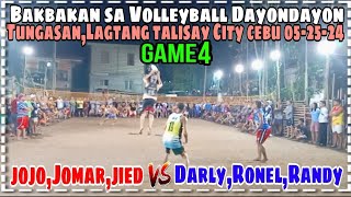 Game4Bakbakan sa Tungasan Lagtang Talisay CityTeamTriple J VsTeam Triple R052524 [upl. by Greerson]