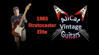 1983 Stratocaster Elite [upl. by Naesad349]