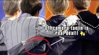 TaejinJinV Off camera taejin is real deal 💫 [upl. by Epoillac]