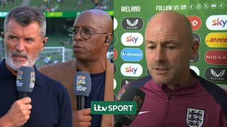 quotA storm in a teacupquot  Roy Keane and Ian Wright react to Lee Carsley not singing national anthem [upl. by Steward]